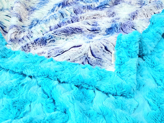 RTS Mystic Prism & Aquamarine Glacier Double Luxe- 42x58"