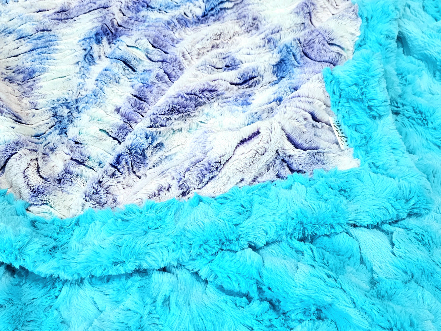 RTS Mystic Prism & Aquamarine Glacier Double Luxe- 42x58"