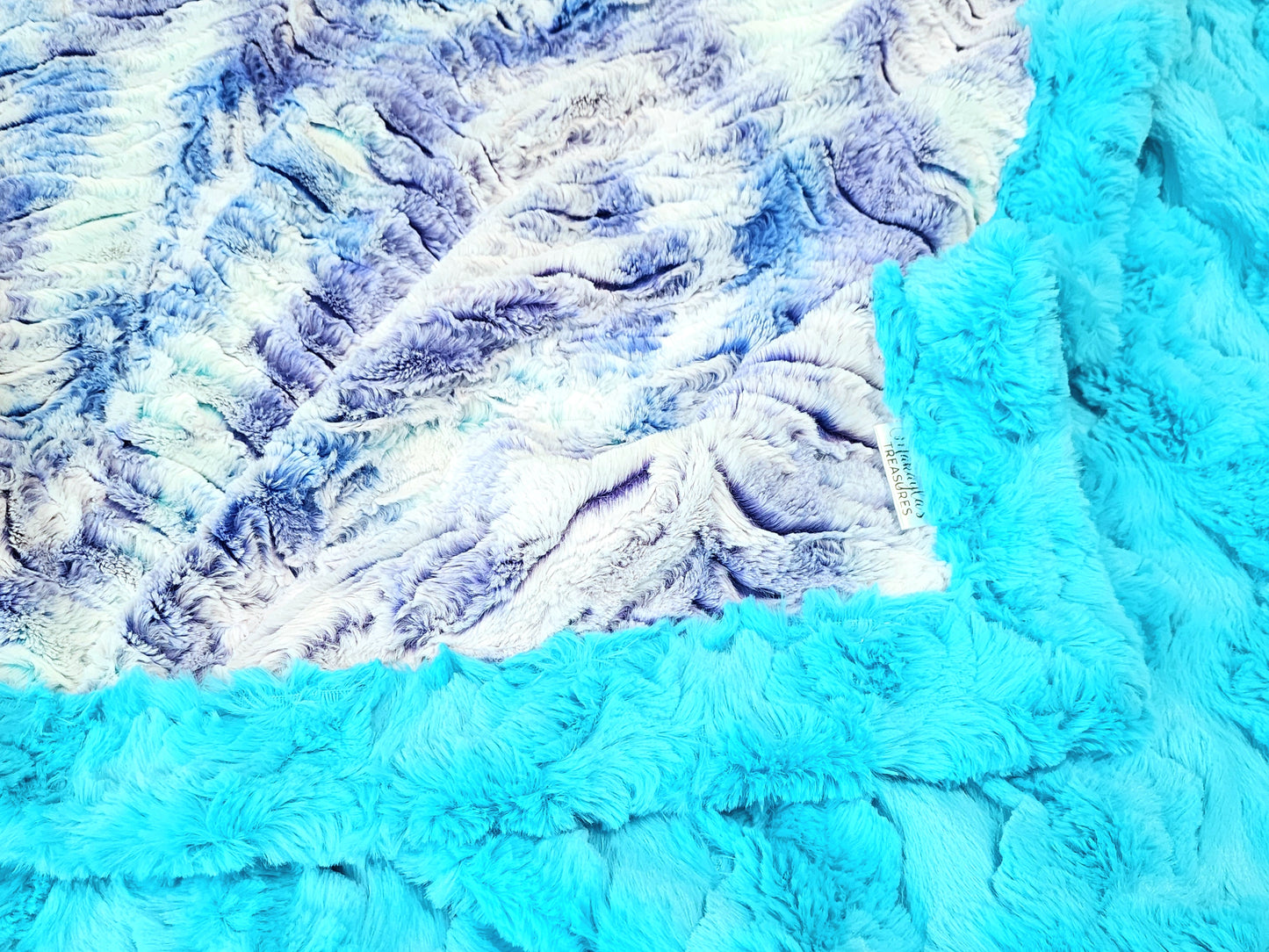 RTS Mystic Prism & Aquamarine Glacier Double Luxe- 42x58"