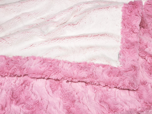 RTS Frosted Pink & Bubblegum Glacier Double Luxe - 42" Square