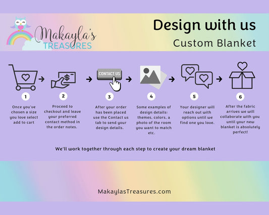 Design With Us Custom Blanket