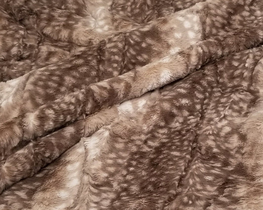 Ivory Hide & Cappuccino Fawn Double Luxe