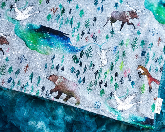 Song of the Yukon, Mallard Galaxy Luxury Blanket