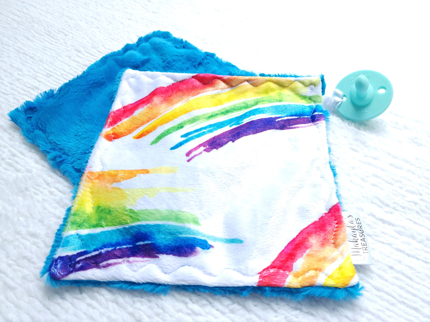 RTS Over the Rainbow Pacifier Lovey