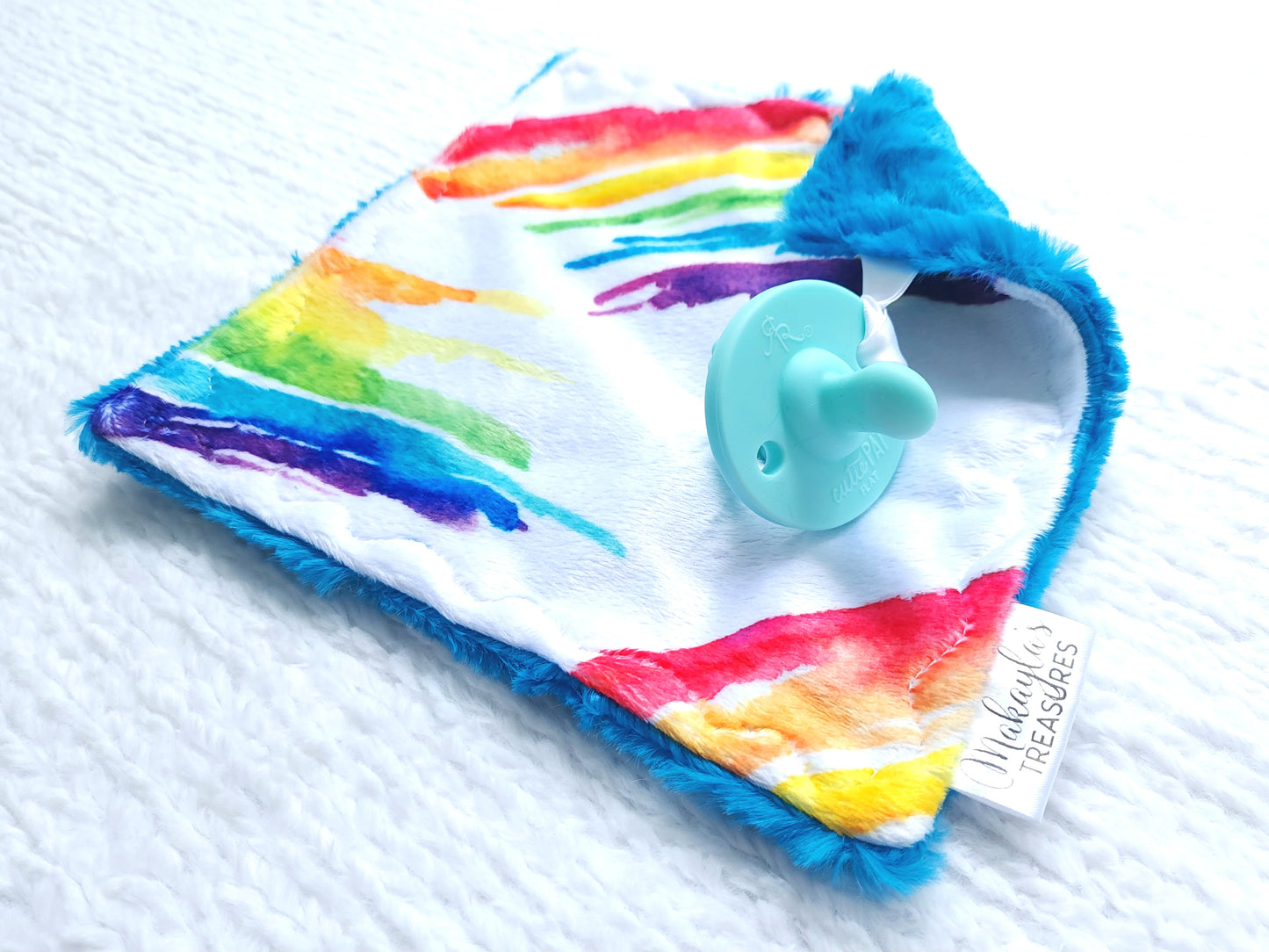 RTS Over the Rainbow Pacifier Lovey