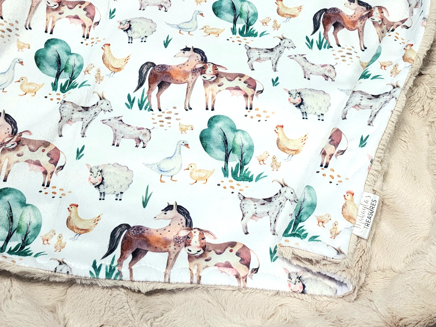 RTS Farm Life, Beige Hide - 30x35"