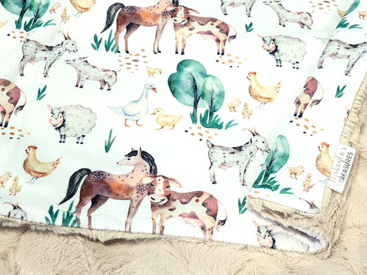 RTS Farm Life, Beige Hide - 30x35"