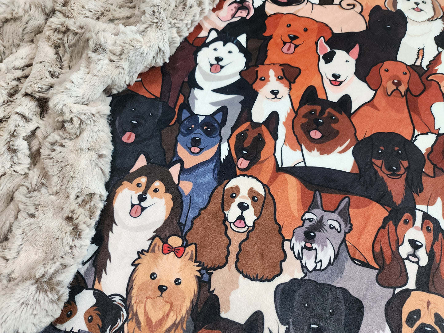 Dog Friends, Multiple Backing Options