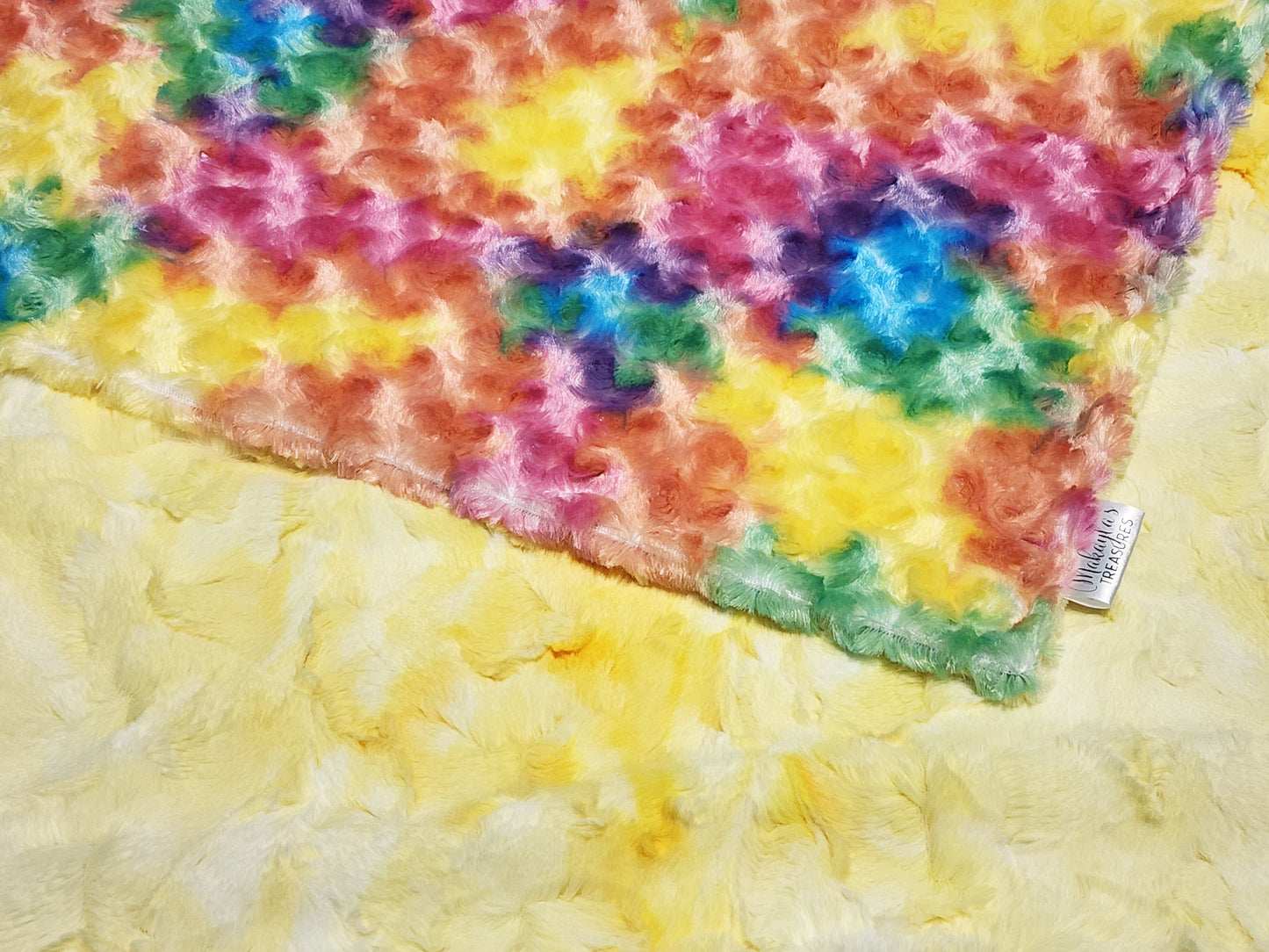 RTS Rainbow Rose, Lemondrop Galaxy Mini Luxe - 19x28