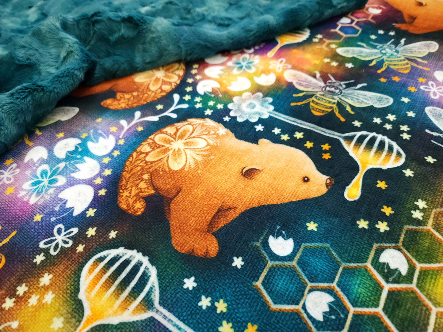 Honey Bear with Purple, Mallard Galaxy