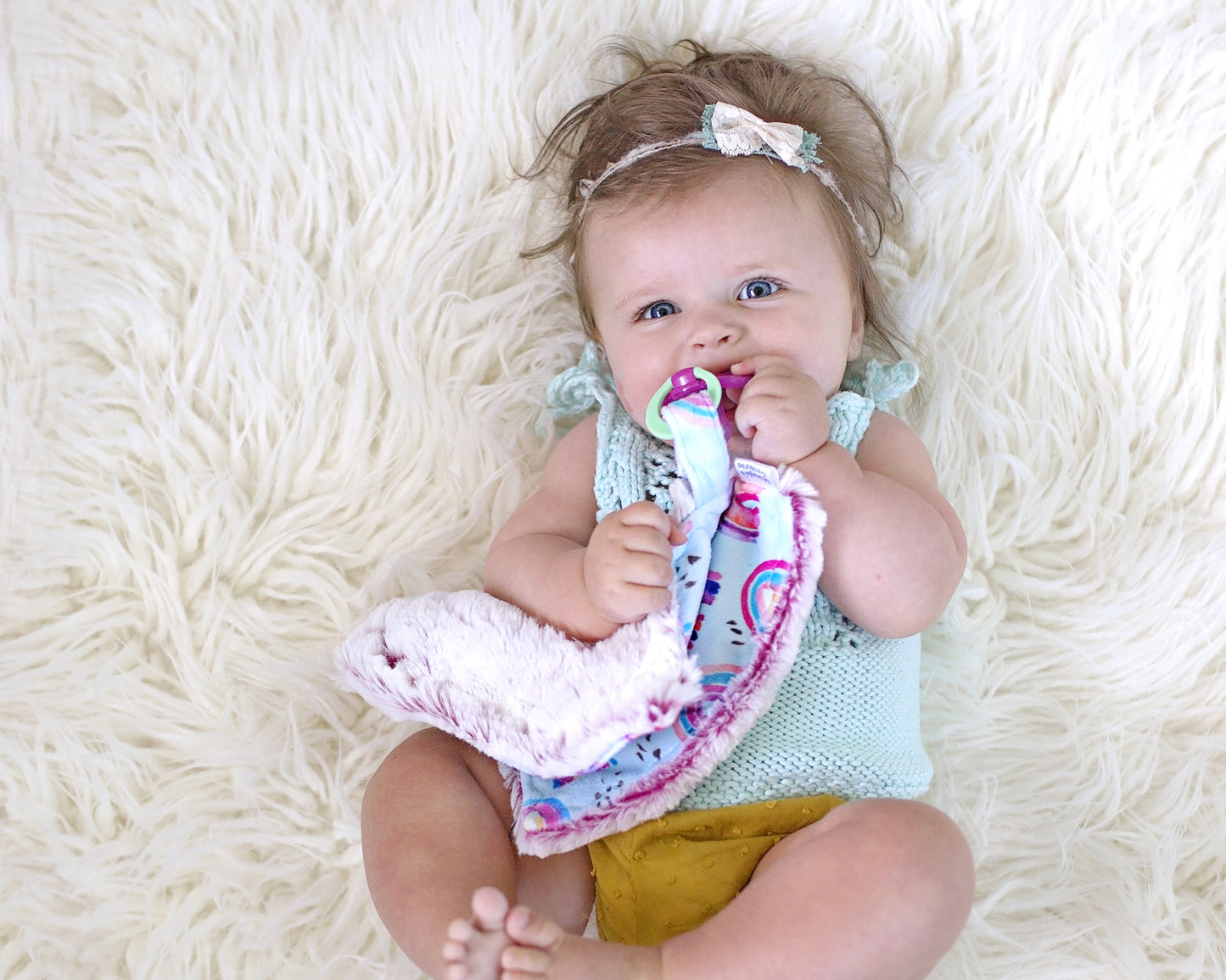 Mystery Print Pacifier Lovey