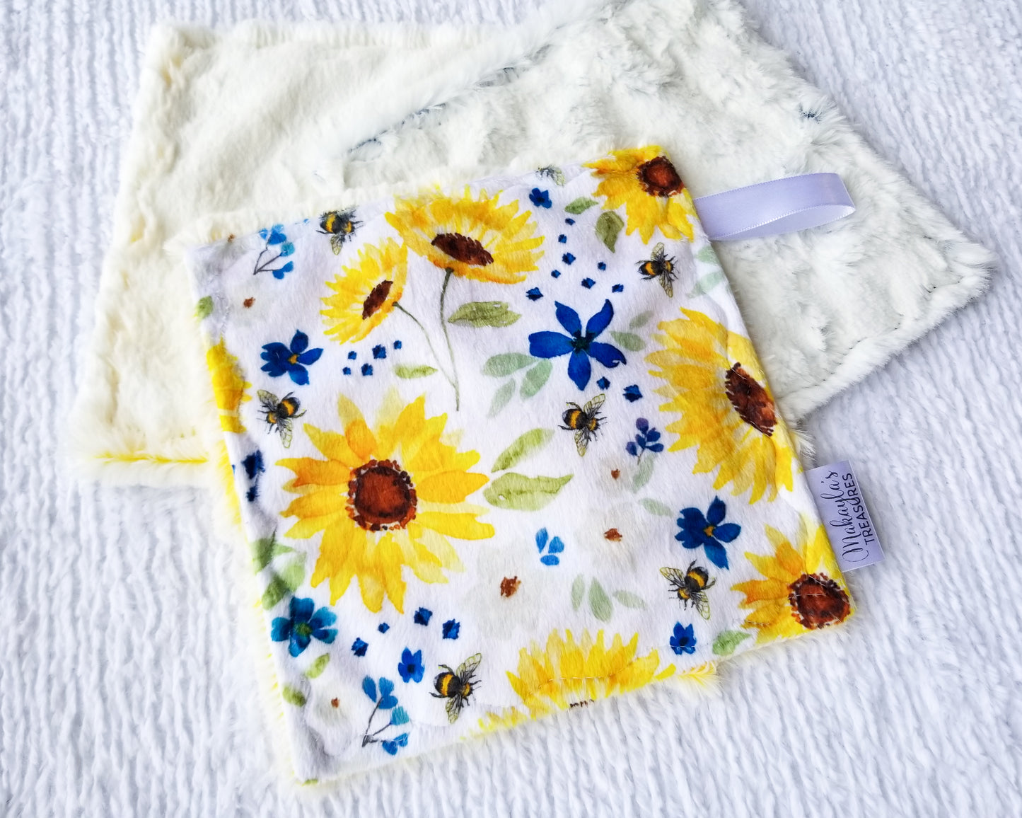 RTS Sunflowers & Honeybees Pacifier Lovey