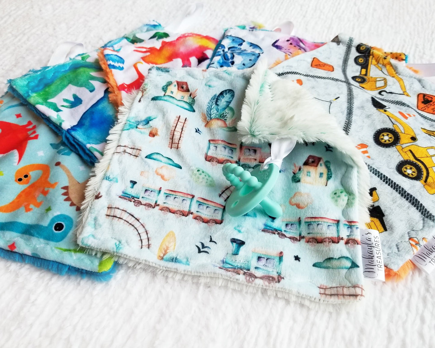 Mystery Print Pacifier Lovey