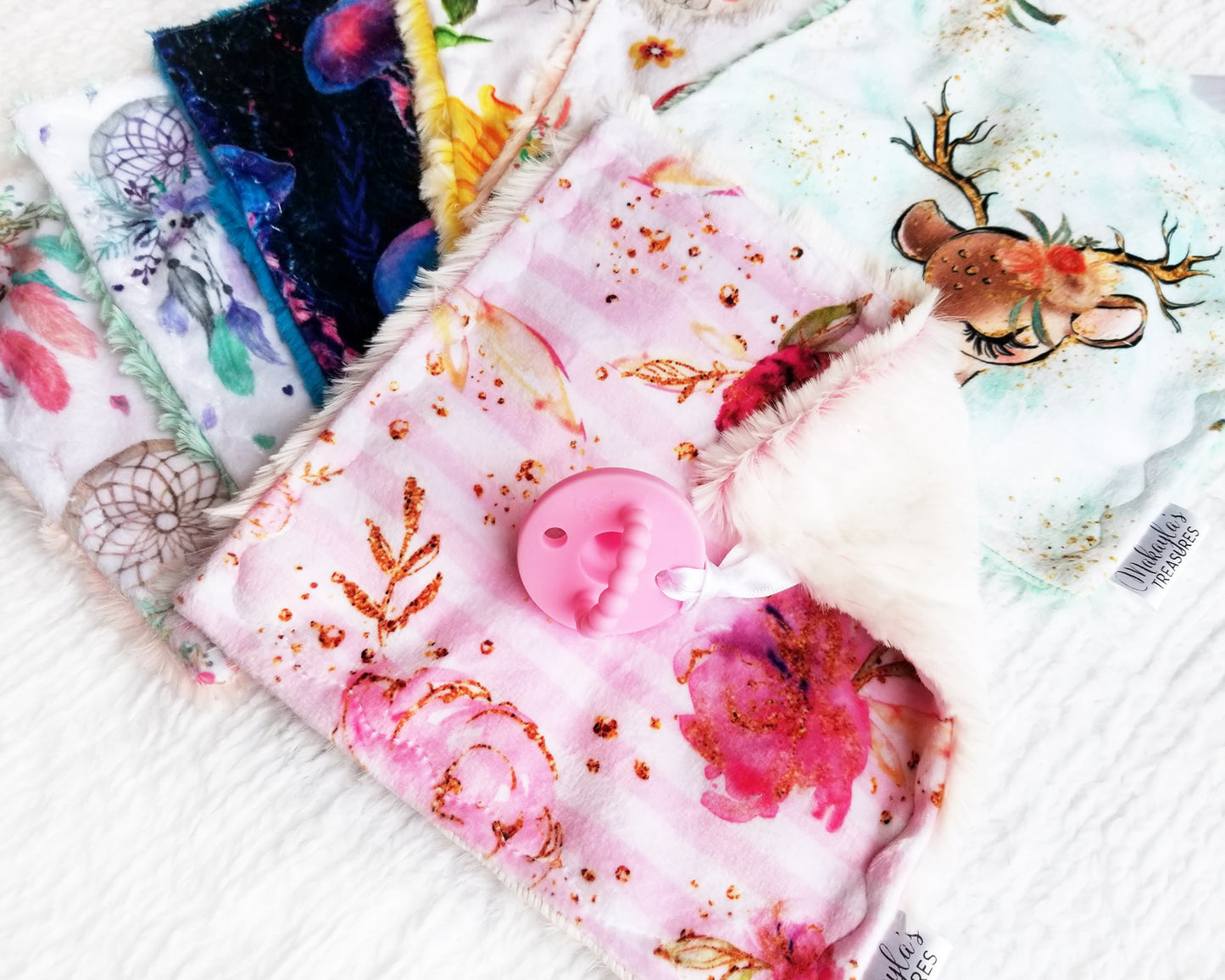 Mystery Print Pacifier Lovey