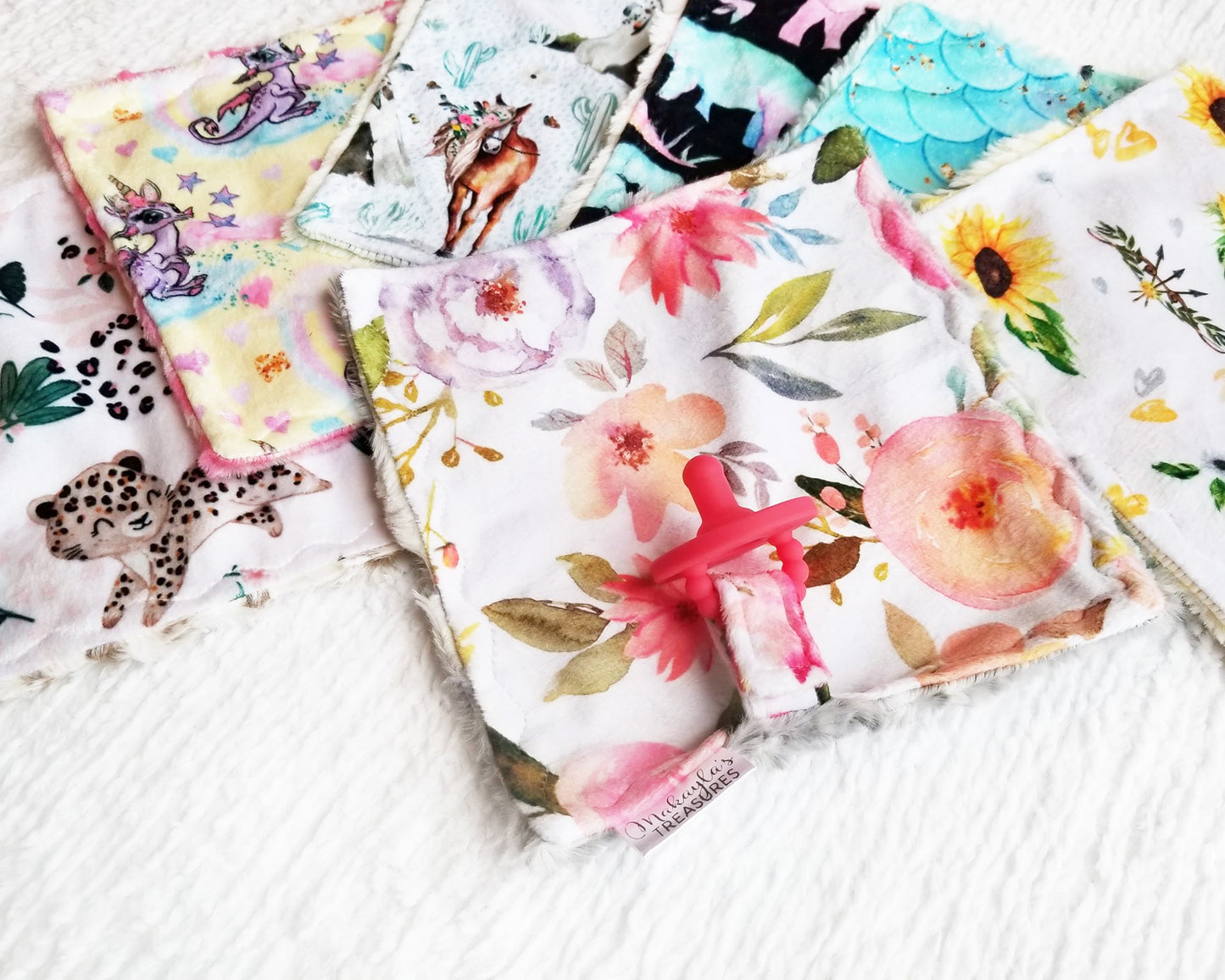 Mystery Print Pacifier Lovey