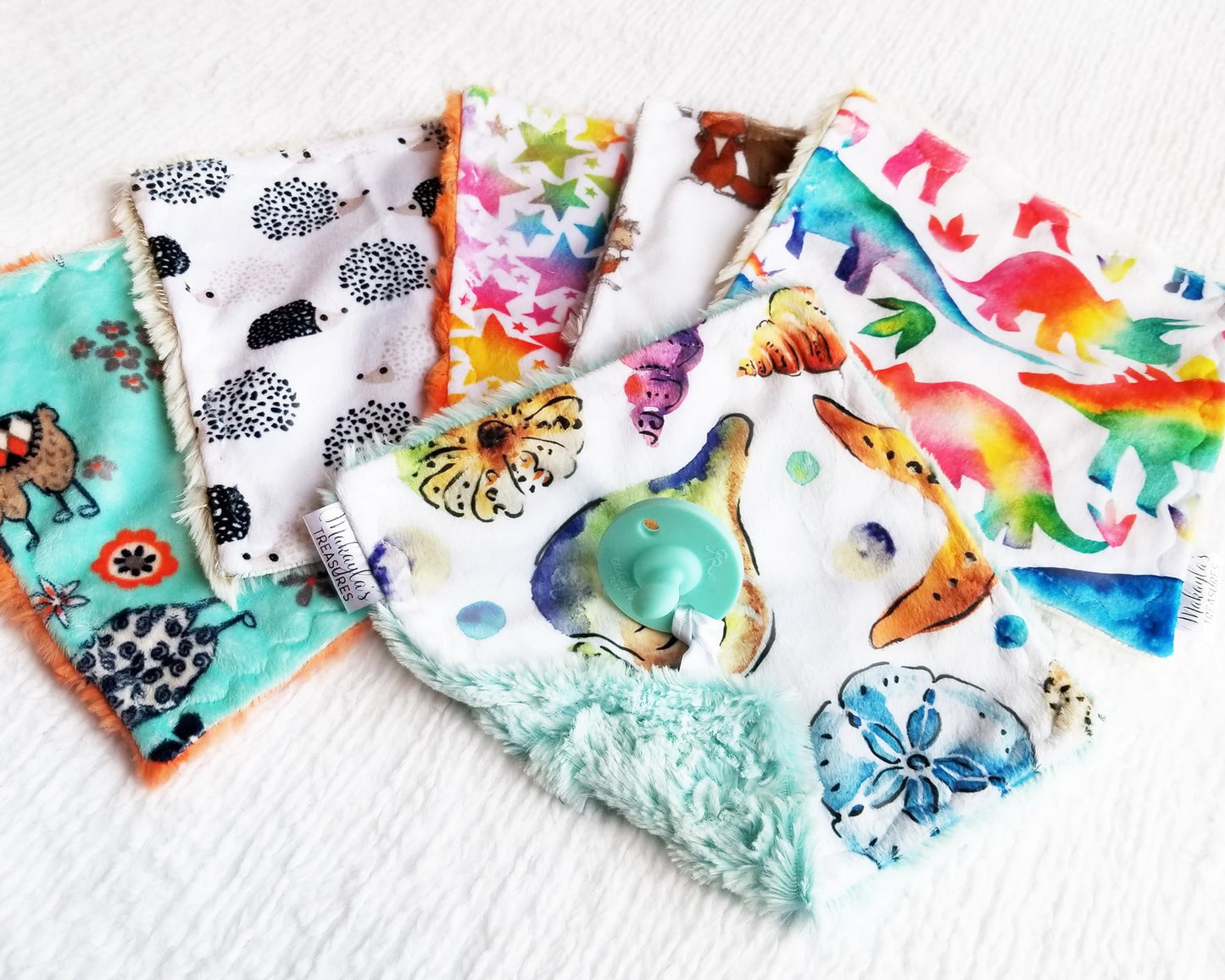 Mystery Print Pacifier Lovey