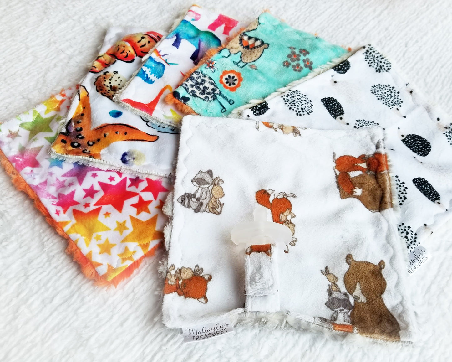 Mystery Print Pacifier Lovey